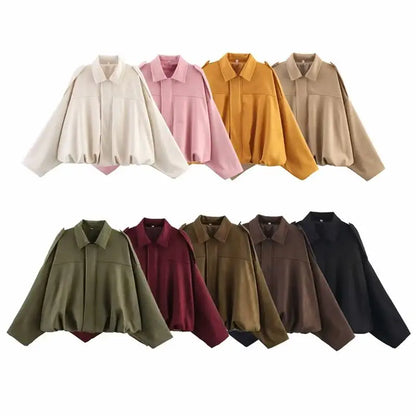 Jackets Autumn Women's 2025 New Outerwear Chic Elegant Loose Warm Women's Coat Street Youth Fashion Joker Coat Jacket