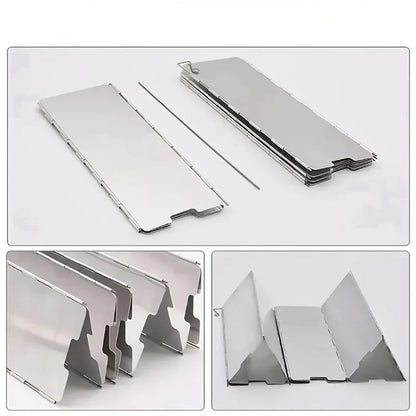 Outdoor Camping Portable Folding Stove for 8 Plates / 10 Plates with Windproof Cover