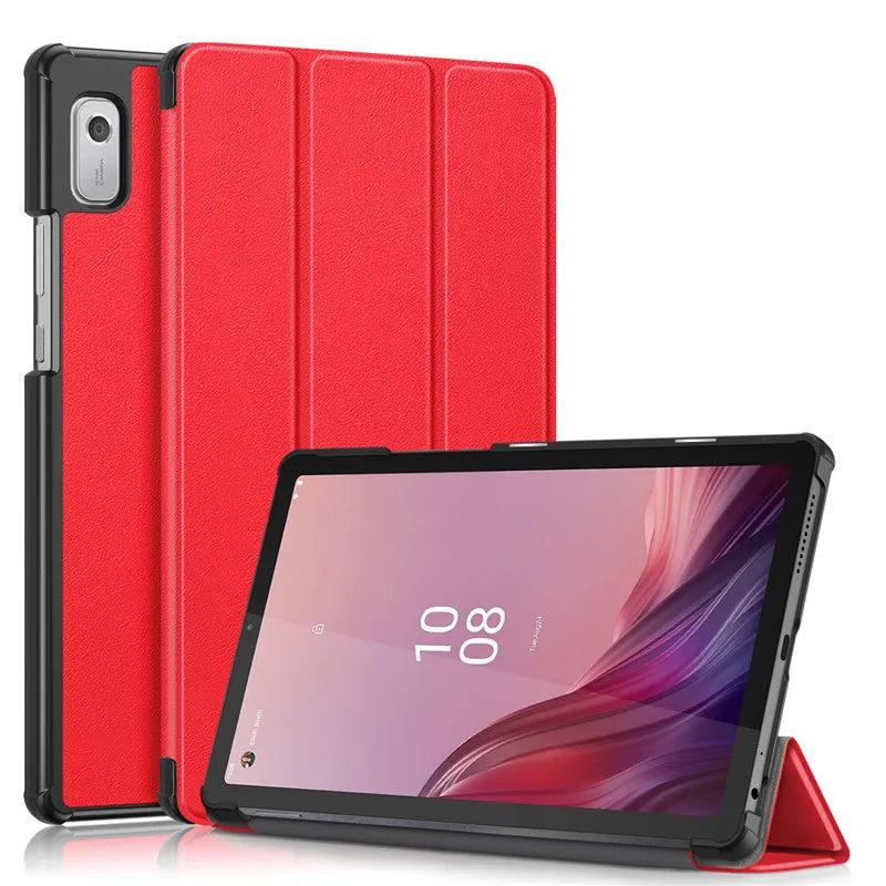 Coque For Lenovo Tab M9 Case 9" Tri-Fold Leather Magnetic Stand Tablet Funda For Lenovo M9 Lenovo Tab M9 tb310fu Smart Cover