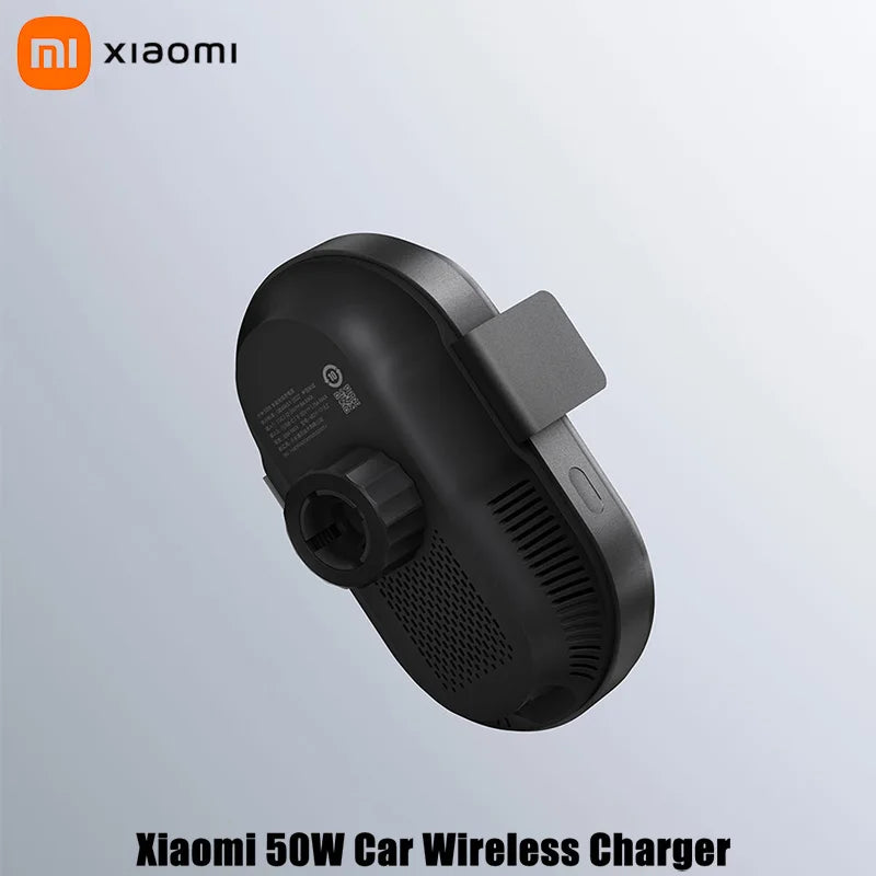 XIAOMI 50W Wireless Car Charger Set | Gravity-activated Mount + Power Cut Protection | Compatible with Multiple Devices