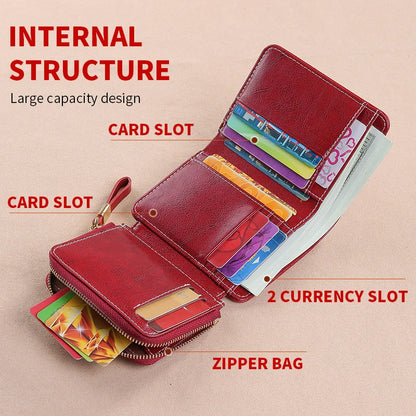 1 wallet with multiple card slots and large capacity, can hold car keys or coins, loose change, birthday gifts/Valentine's Day g