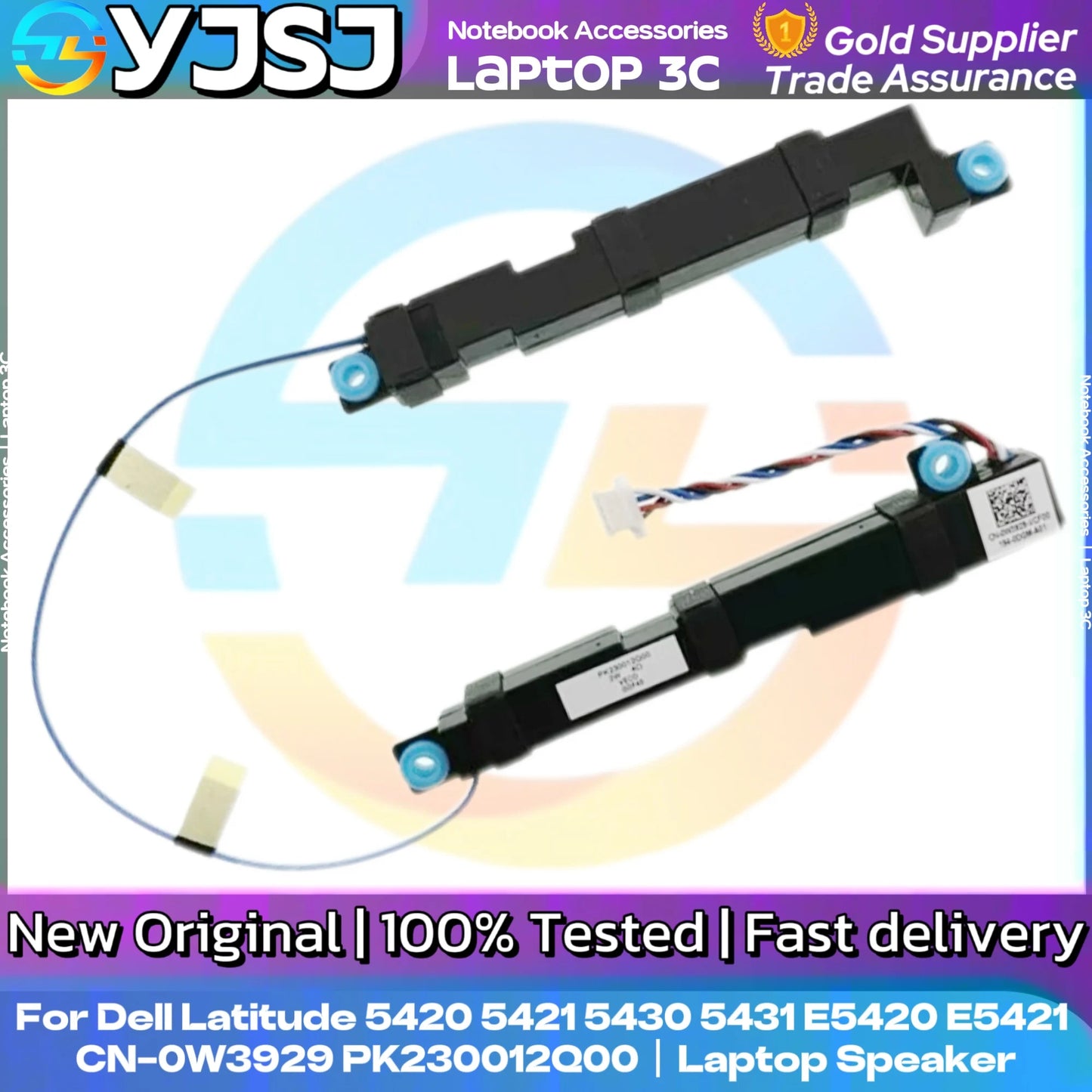 New Original Laptop Speaker For Dell Latitude 5420 5421 5430 5431 E5420 E5421 built-in speaker horn audio CN-0W3929 PK230012Q00