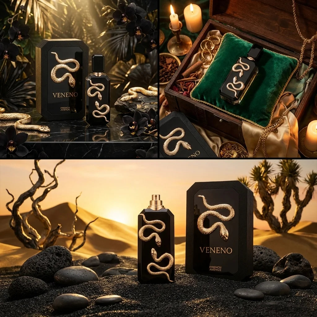Veneno Bianco Long-Lasting Perfume Veneno Scarlet Spicy Ambery Fragranc Middle East Dubai Arabian Romantic Natural Fragrance