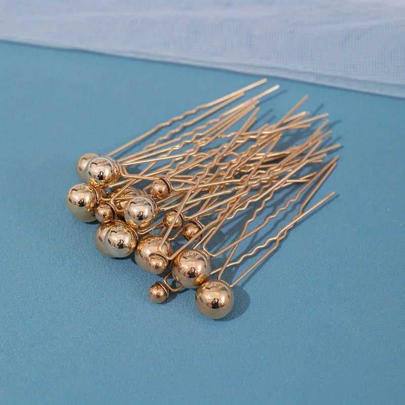18Pcs Pearl Hair Pin Clips For Women Bride Wedding Hair Accessories Barrettes Head Jewelry Headpiece