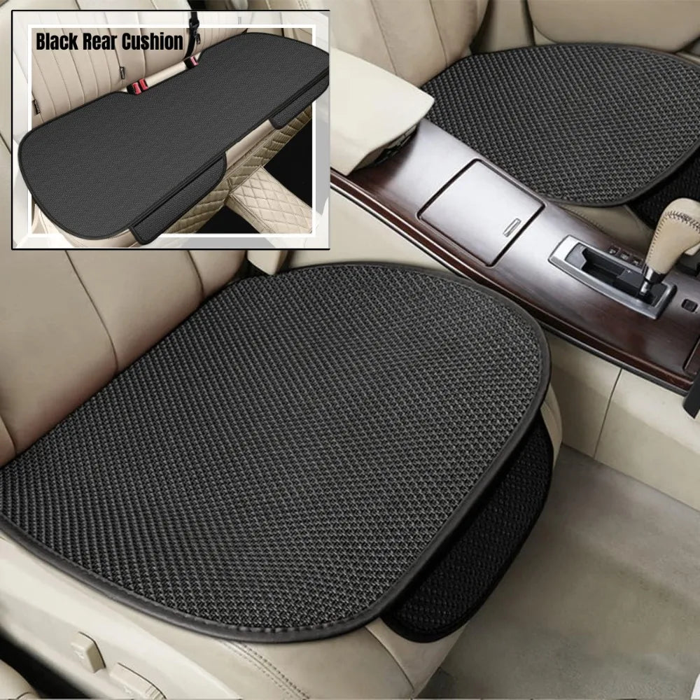 Car Seat Cushion Breathable Ice Silk Anti-Slip Car Seat Cover Set Four Seasons Universal Car Seat Cover Car Interior Accessories
