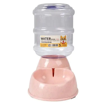 Dog Automatic Feeders Plastic Water Bottle Cat Bowl Feeding and Drinking Dog Water Dispenser Pet Feeding Bowl Pet Supplies