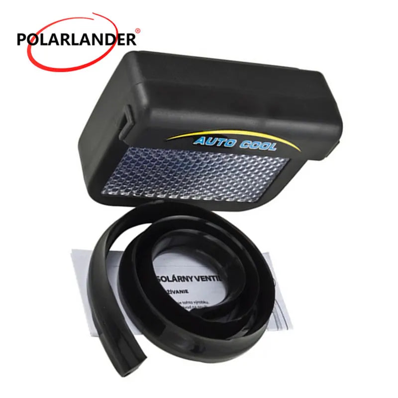 Solar Sun Power Car Window Auto Air Vent Cool Fan Cooler Ventilation System Radiator