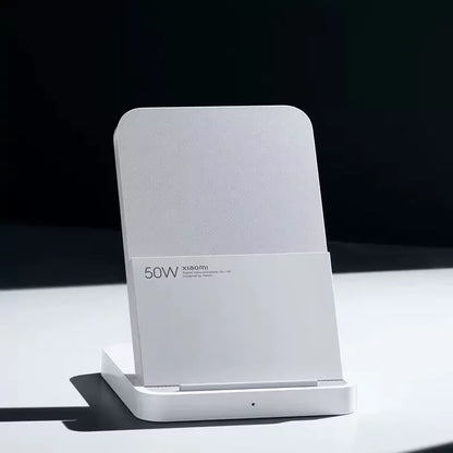 Original Xiaomi 50W Pro Vertical Air-cooled Wireless Charging Fast Charging Qi Stand for Xiaomi 14/13/12S Ultra/10