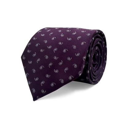 Purple Solid Red Mens Neckties Pink Fashion Ties for Male Party Dropshipping Wedding Gift