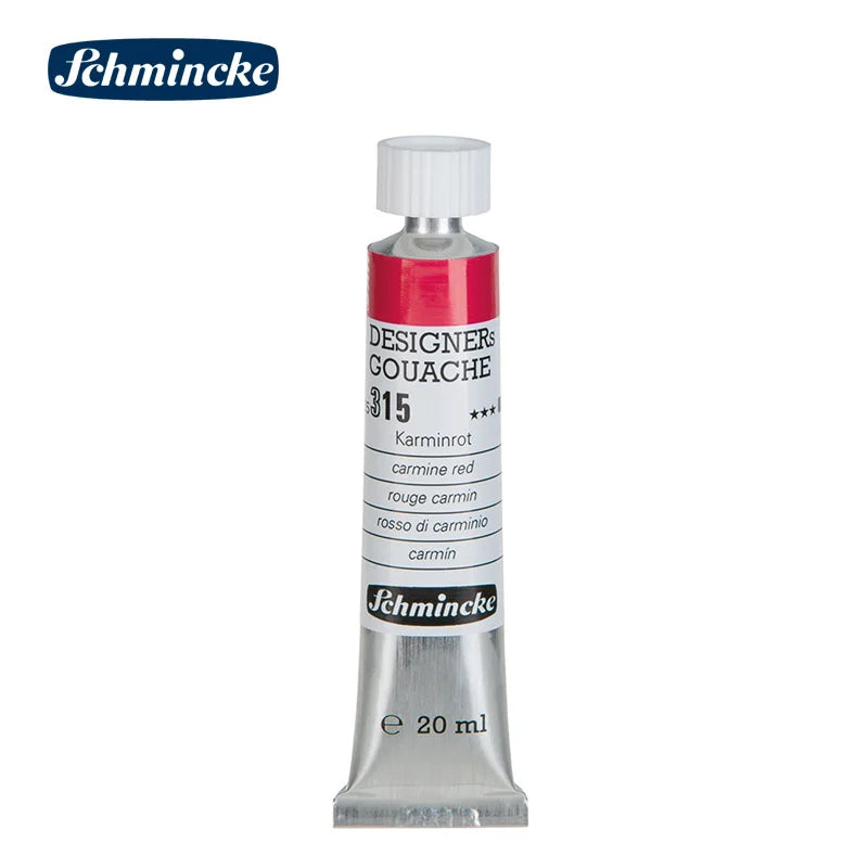 Germany Schmincke Designer Gouache Paint Tube 20ml Opaque Gouache Paint Professional Artist 48 Colors Drawing Art Supplies Cute