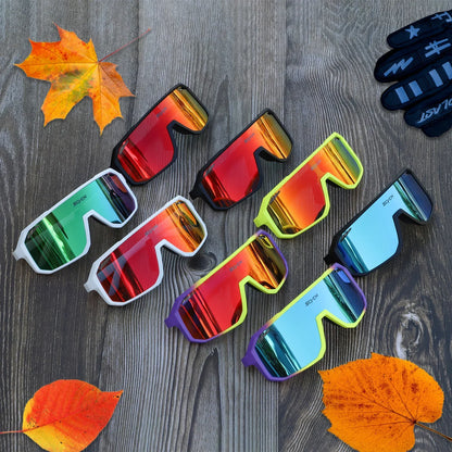 SCVCN New Cycling Sunglasses Men Road Driving Bike Glasses Outdoor Sports Running Women Bicycle Cycling Glasses UV400 Goggles