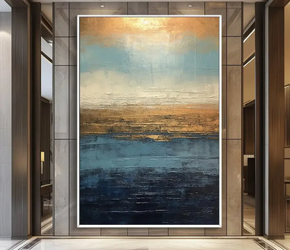 Abstract Texture Oil Painting On Canvas Minimalist Art Large Wall Art Gold Wall Decor Handmade Painting Living Room Decor Gif