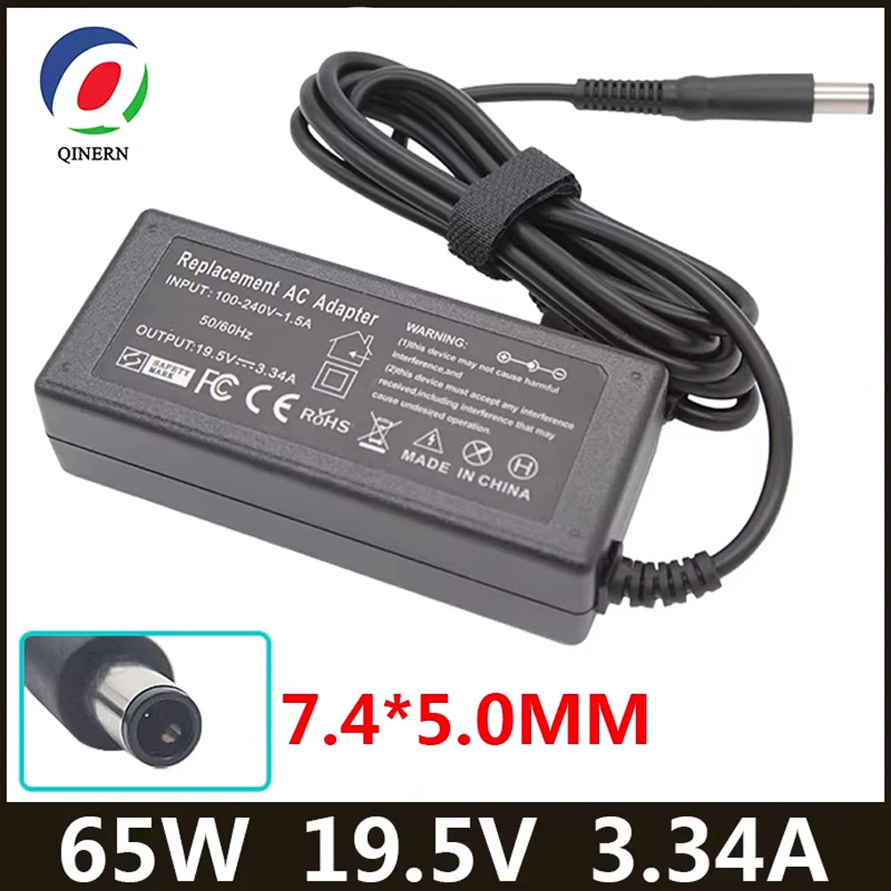 19.5V 3.34A 7.4*5.0mm 65W laptop AC power adapter charger for Dell Dell Latitude E5440 E5470 7480 E6540 E7440 E7450 E7250 E6440