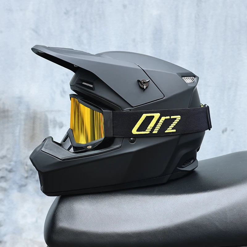 903-Motorcycle off-road helmet, fully covered electric vehicle, pulling full helmet, mountain downhill, all season