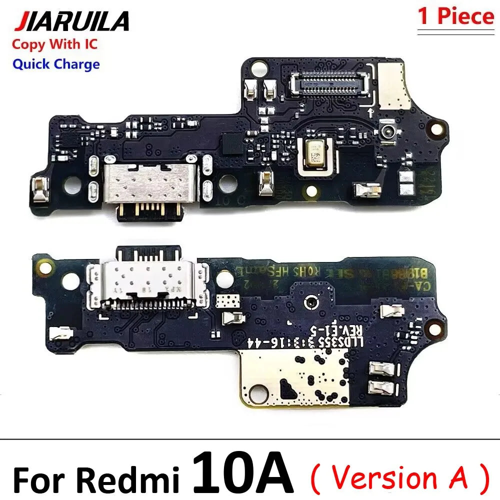 USB Dock Connector Charging Port Flex Cable For Xiaomi Redmi 10c Charger Board With Mic Module