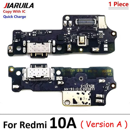USB Dock Connector Charging Port Flex Cable For Xiaomi Redmi 10c Charger Board With Mic Module