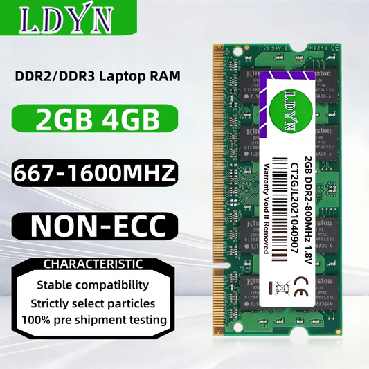 ddr2 4GB 2GB RAM SODIMM Laptop Memory PC2-5300 6400S 800 667Mhz 200pin Notebook ddr2 RAM  memoria ram ddr2  memoria ram ddr3 2GB