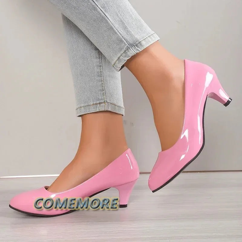 Women's High Heels Pumps Nude Shallow Mouth Women Shoes Fashion Office Work Wedding Party Shoes Ladies Shoes Summer Heels Woman