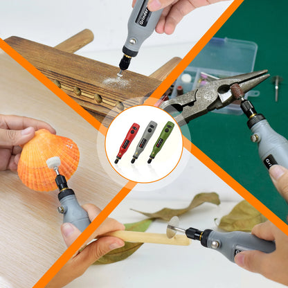 Toolour Cordless Rotary Tool Kit 26 Accessories 3-Speed Adjust Power Rotary Tools 5V 2A Electric Carving Pen for DIY Projects