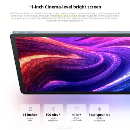 Lenovo Xiaoxin Tablet 11 (2025 Model) 11-inch Tablet PC, Student Tablet, 2-in-1 Pad, Official Genuine Product