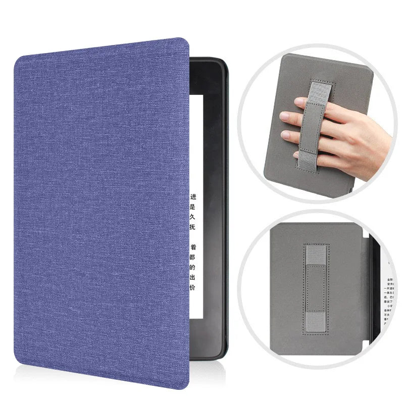 Handle Case for Kindle 2022 Paperwhite 5 4 3 Magnetic Cover 2021 8th 10th 11th Generation 6 6.8 Inch Hand Strap Protective Shell