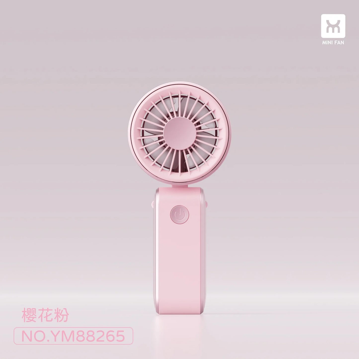 Portable Mini Handheld Fan Usb Rechargeable Foldable Strong Wind 3 Speed For Outdoor Travel Office Personal Cooling Small Gift