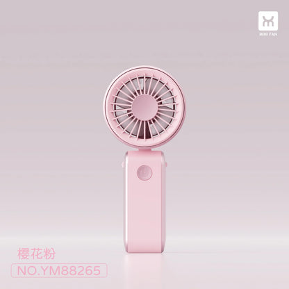 Portable Mini Handheld Fan Usb Rechargeable Foldable Strong Wind 3 Speed For Outdoor Travel Office Personal Cooling Small Gift