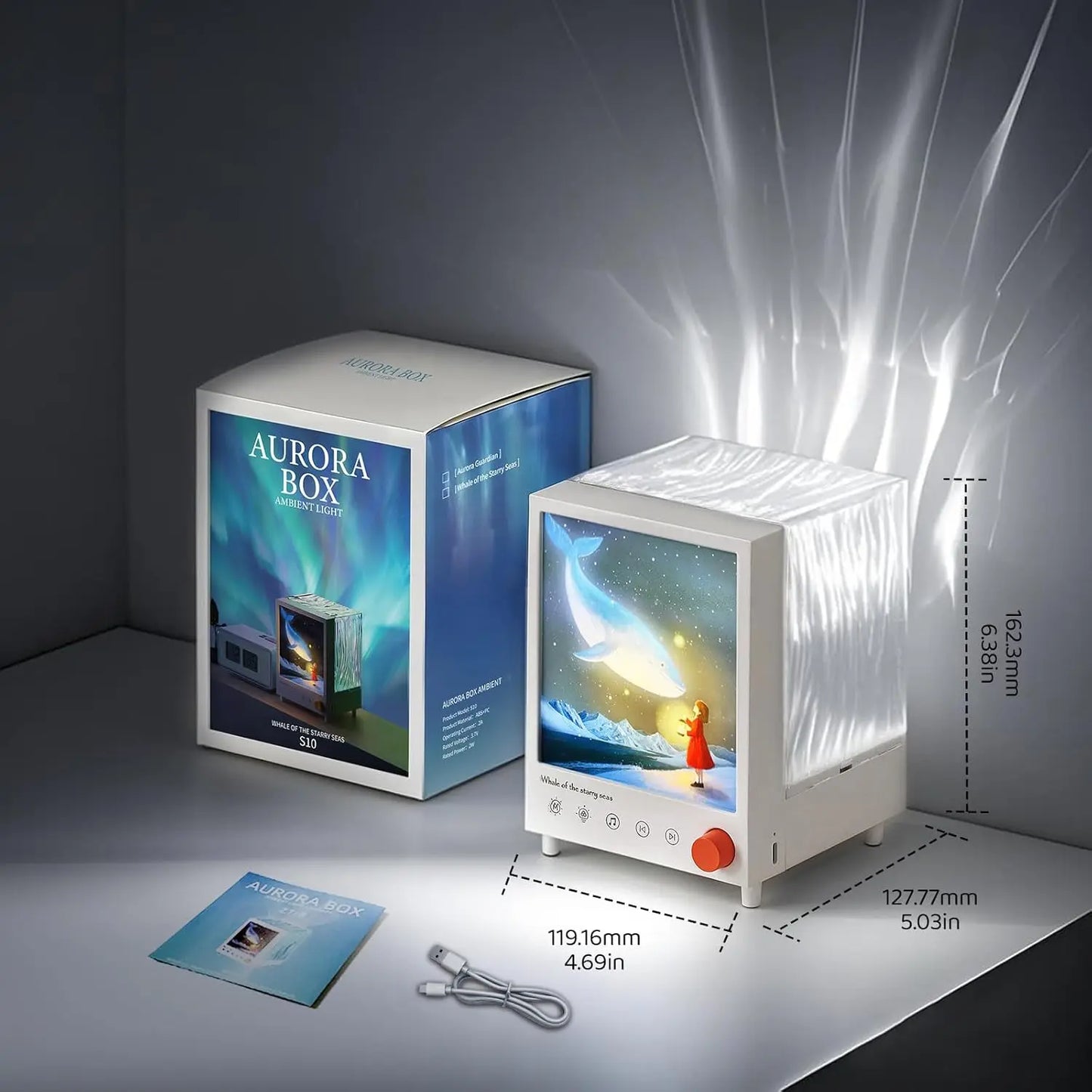 Star Projector Northern Lights Projector Aurora Light Projector with Bluetooth Speaker Light Projector for Bedroom for Adults