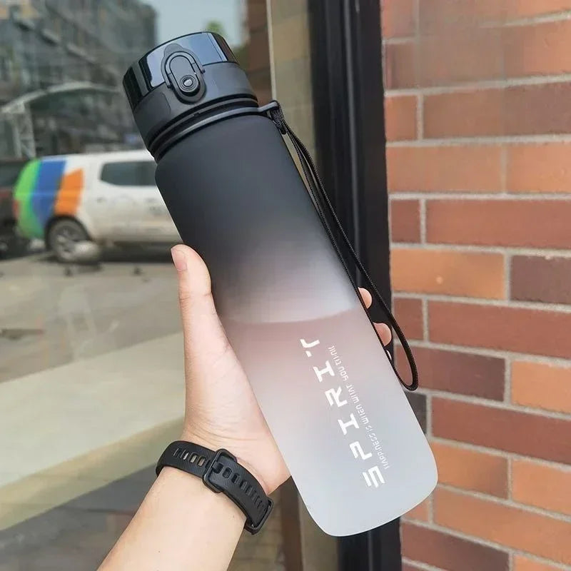 Gradient Water Bottle - 1000ml/500ml/650ml/750ml Capacity Outdoor Camping Drinking Travel Portable Gym Fitness Jugs
