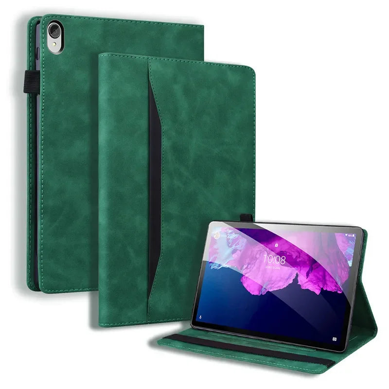For Lenovo P11 Case Luxury Leather Flip Cover For Funda Lenovo Tab P11 TB-J606F L Tablet Case For Lenovo Xiaoxin Pad P11 Plus