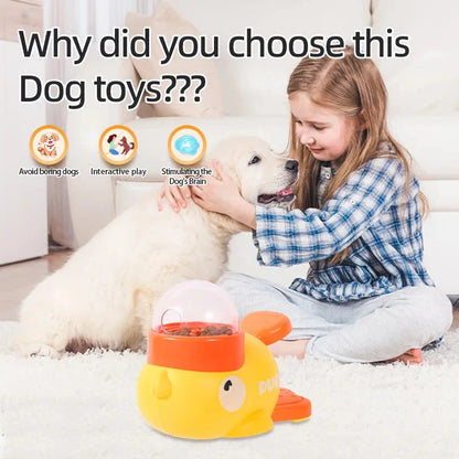 Little Yellow Duck Pet Leaking Device, Interactive Educational Training Toy, Puppy Leaking Feeder & Pet Supplies