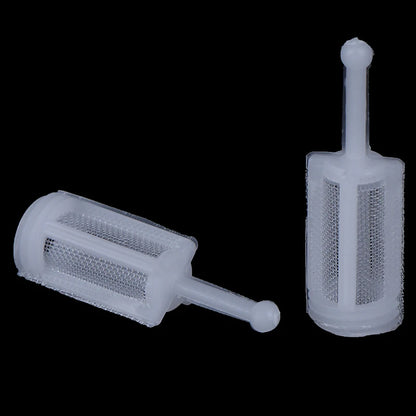 10Pcs White Plastic Spray Gun Filters Fine Mesh Disposable Gravity Feed Paint Strainer For More Spray Gun