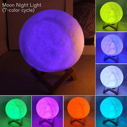 LED-Buchlampe mit Mondlicht und Galaxienlicht, Mond-Nachtlicht, Geschenkidee für Mädchen und Jungen zum Kindergeburtstag, Schlafzimmerdekoration, Innenbeleuchtung