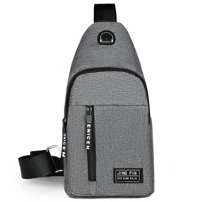 New Men Shoulder Bags Chest Bag Multifuncional Crossbody Bags Travel Sling Bag