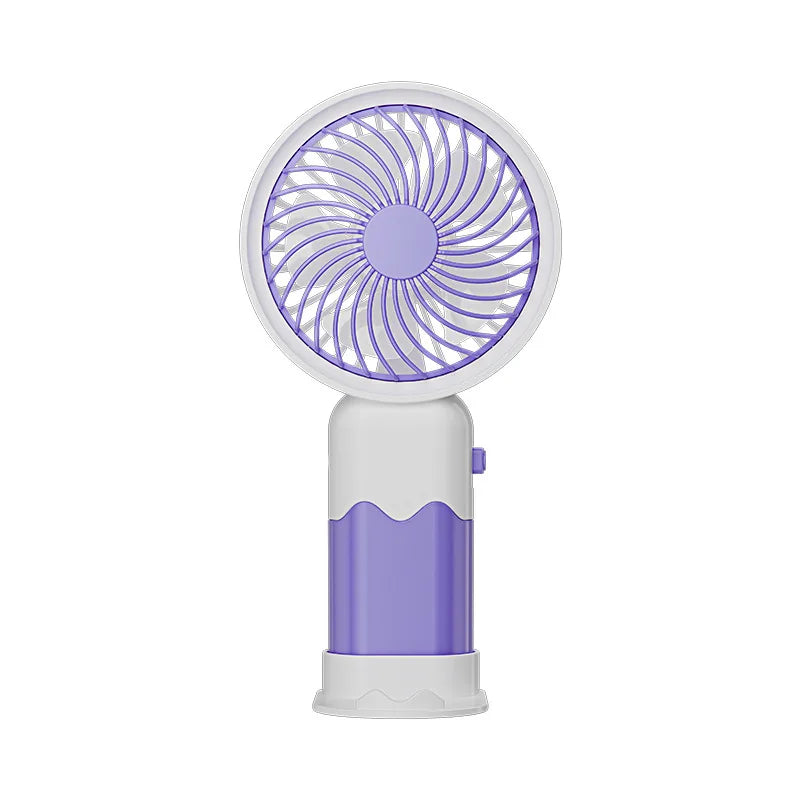 Portable Handheld Fan USB Rechargeable Mini Fan 3 Speed Quiet Personal Desk Fan for Office Outdoor Travel Summer Cooling Fan