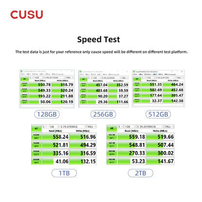 CUSU SSD 1TB 512GB 256GB 128GB SATA3 Hard Drive 2TB SSD SATA Solid State Disk for Laptop Desktop