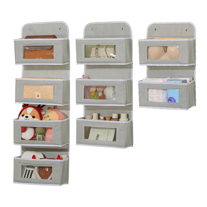 Over-The-Door Hanging Organizer - Extra Large Multi-Layer Storage Bag for Toys Dorm Room Essentials & Closet Organization System