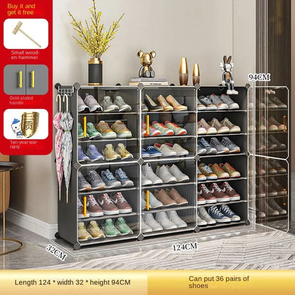 Modern Home Hallway Furniture Shoe Rack Cabinet For Living Room Storage Organizer Shelf Shoes Women's Sandals Cupboard Shoerack