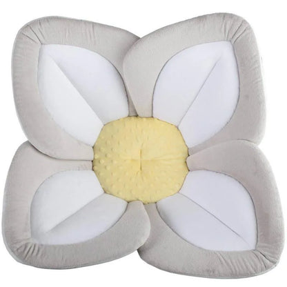 Baby bath mat can lie down fold newborn creative flower bath mat baby bath lotus safety cushion