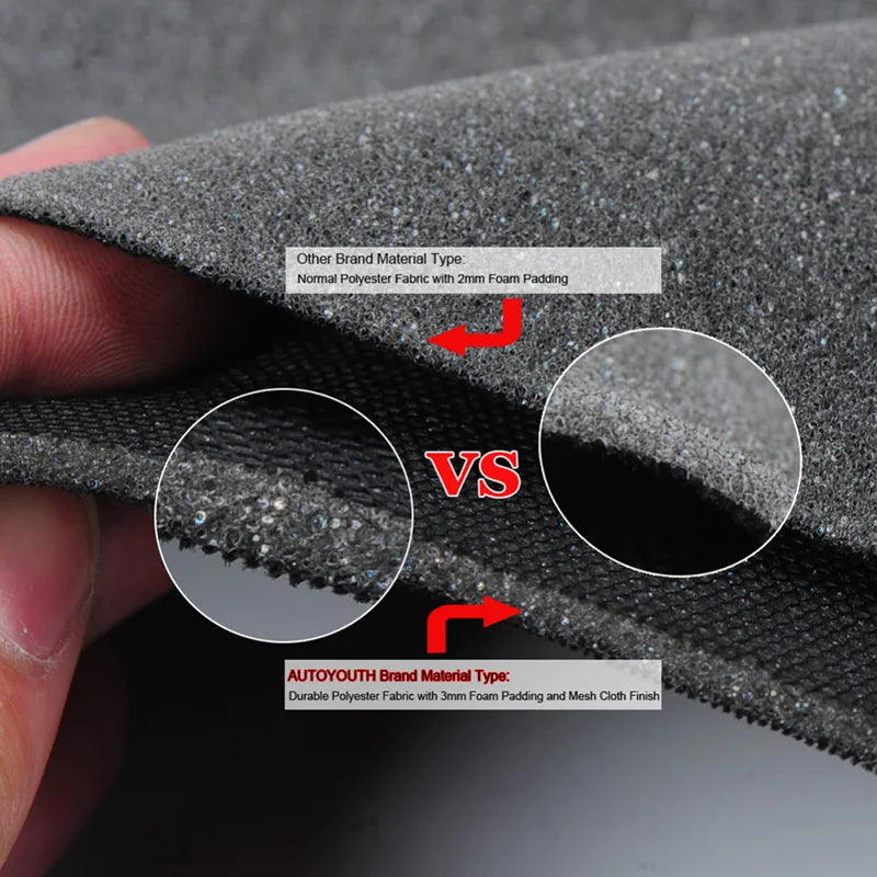 AUTOYOUTH 7PCS Universal Car Seat Cover Fashion Tire Indentation Car Seat Cover Fit for Cars Trucks & SUVs Automotive Interior
