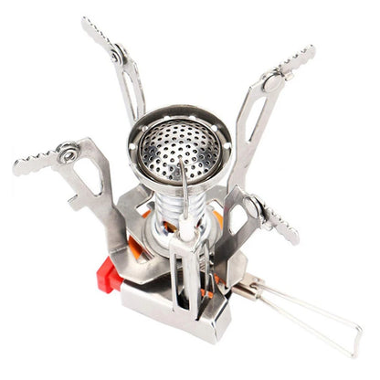 Ultra-Light Portable Gas Burner, Mini Camping Stove with Piezo Ignition for Outdoor Cooking Hiking Picnic〔YY26〕