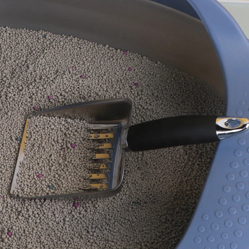 For Dog Cat Clean Feces Cat Litter Shovel Pet Cleanning Tool Pet Products Metal Long Handle Scoop Cat Sand Cleaning