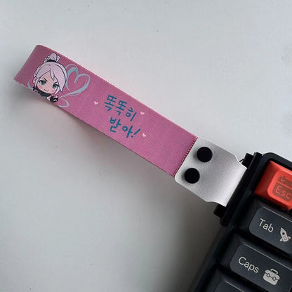Keyboard Ribbon Mechanical Keyboard Strap Universal Personalized Anime Keyboard Ribbon Keyboard Decor Accessories