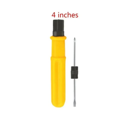 2 Sides Double Head Slotted Cross Screwdrivers Portable Household Outdoor Hand Screws Driver Remover Repair Tools Hand Tools