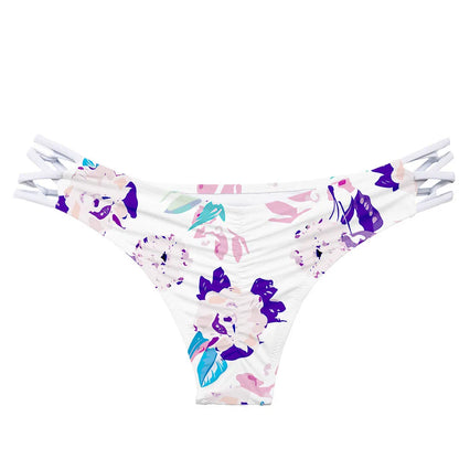 Wholesale Womens Bikinis Bottom Sexy Swimsuit Vintage Swimwear Brazilian Biquini Bathing Suit  Maillot De Bain Femme Plus Size