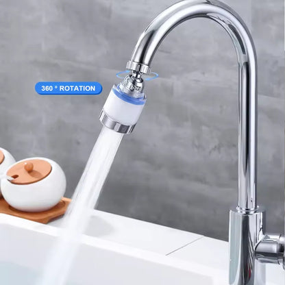 360 Degree Rotating Faucet Filters Bubbler Mount Anti-splash for Household Kitchen Bathroom Faucet Water Clean Filter Purifier
