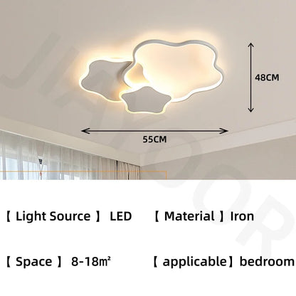 Bedroom ceiling light modern simple lighting fixtures creative main light children's room full spectrum eye protection LED light