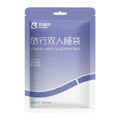 Travel disposable sleeping bag adult single and double Portable dirt proof bed sheet duvet cover pillowcase hotel all-in-one