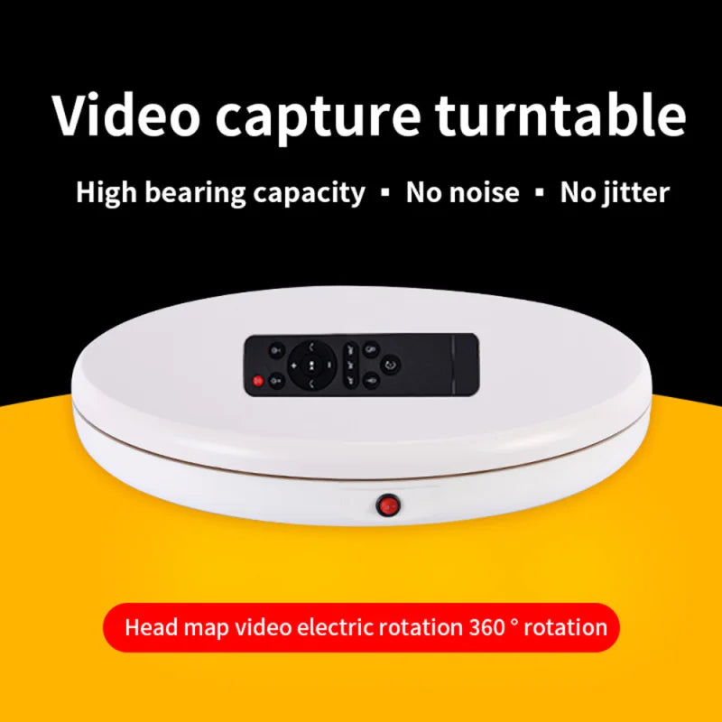 45CM/17.7in Motorized Rotating Display Stand Display Base 360°Rotatable Electric Potography Turntable for Products Display Live