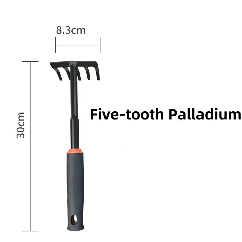 Gardening Shovel, Gardening Vegetable Planting Tools, Rake, Hoe, Trowel, Small Tool Set of 4, Gardening Gifts for Women and Men